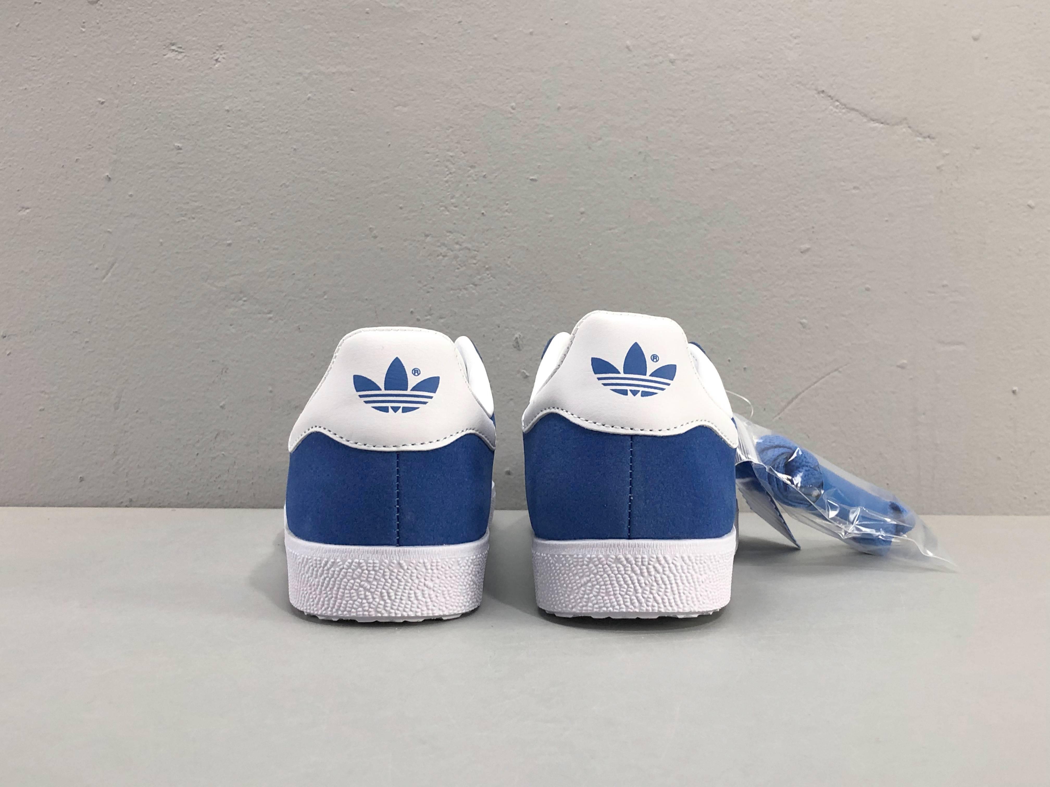 Adidas Originals Gazelle Indoor 'Blue Cloud White Gold Metallic' - SleekGait