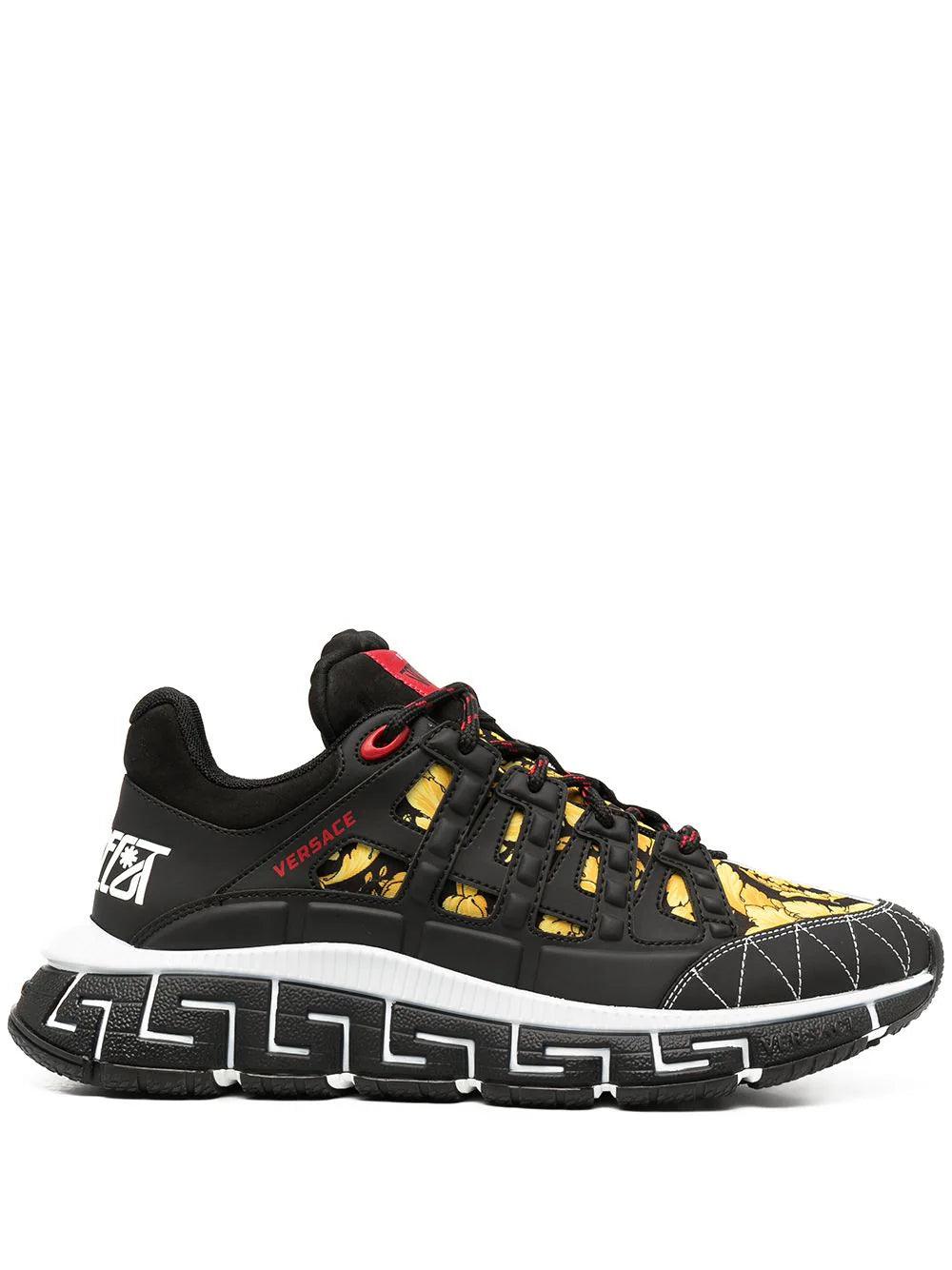 Versace Trigreca baroque-print sneakers - SleekGait