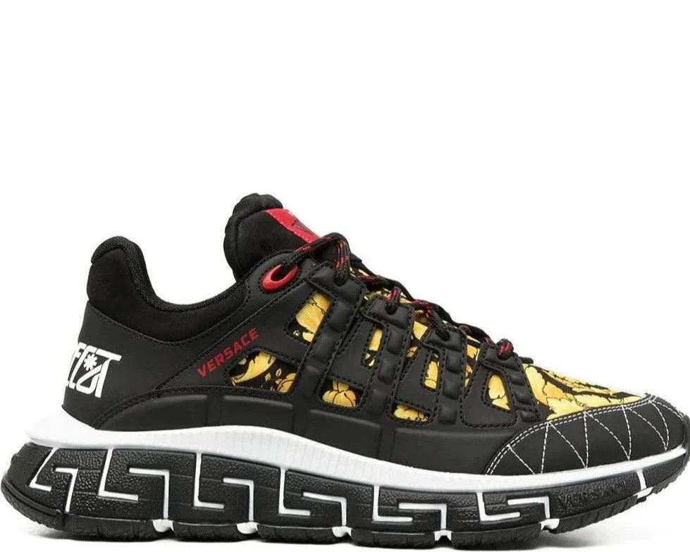 Versace Trigreca baroque-print sneakers - SleekGait