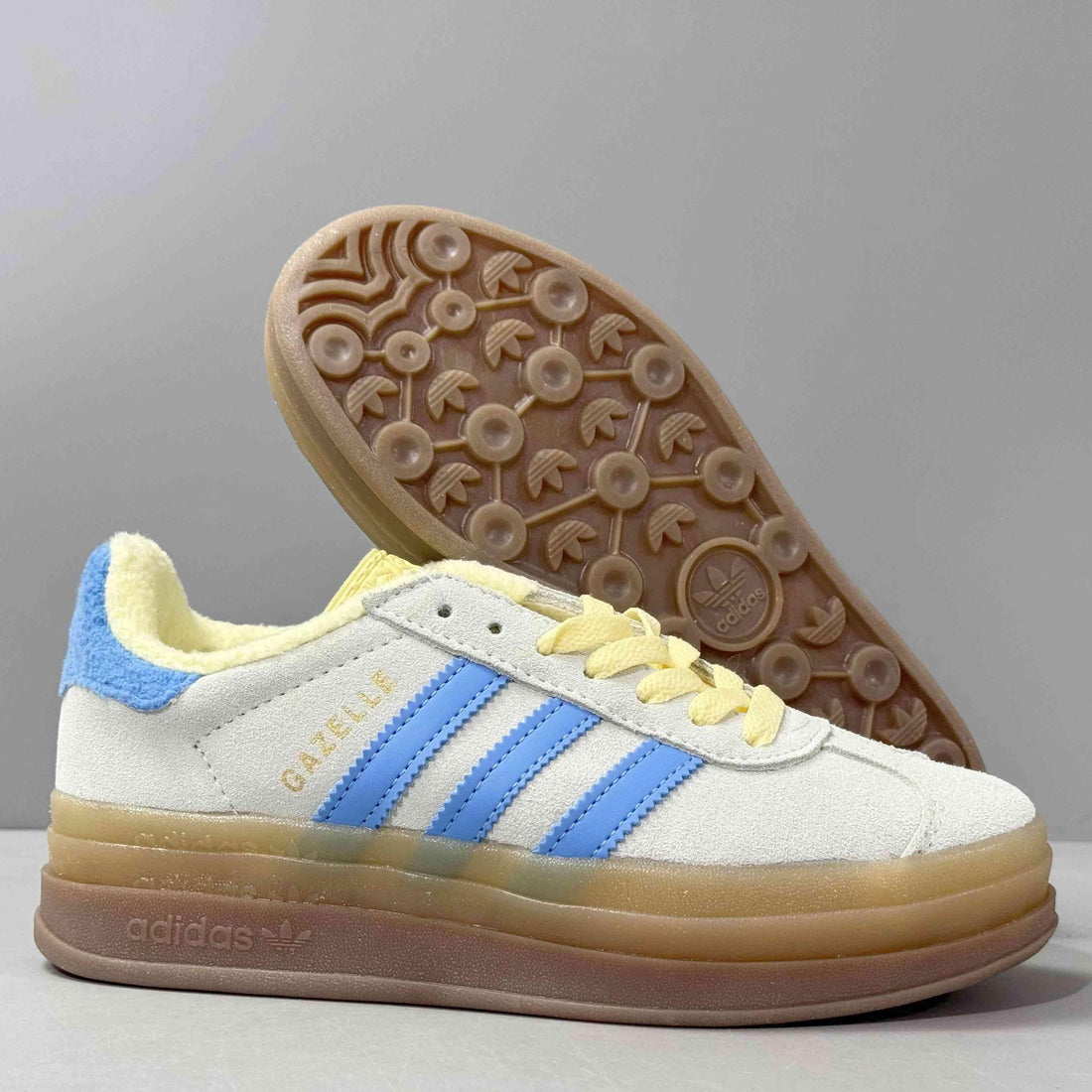 Adidas Originals Bold 'Almost Blue Yellow' - SleekGait