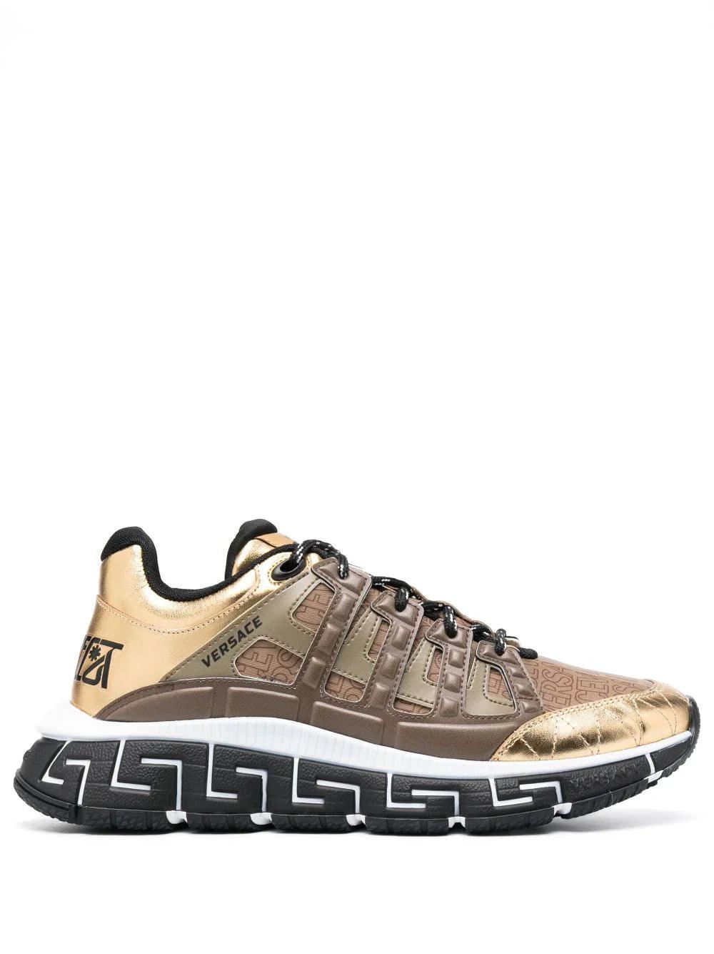Versace Trigreca Allover-print sneakers - SleekGait