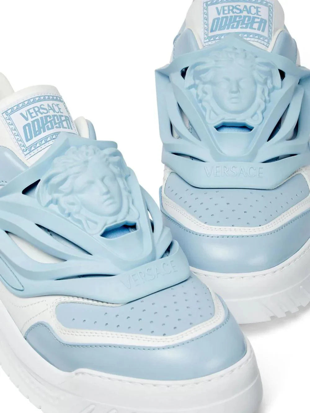 Versace Odissea Medusa leather sneakers - SleekGait