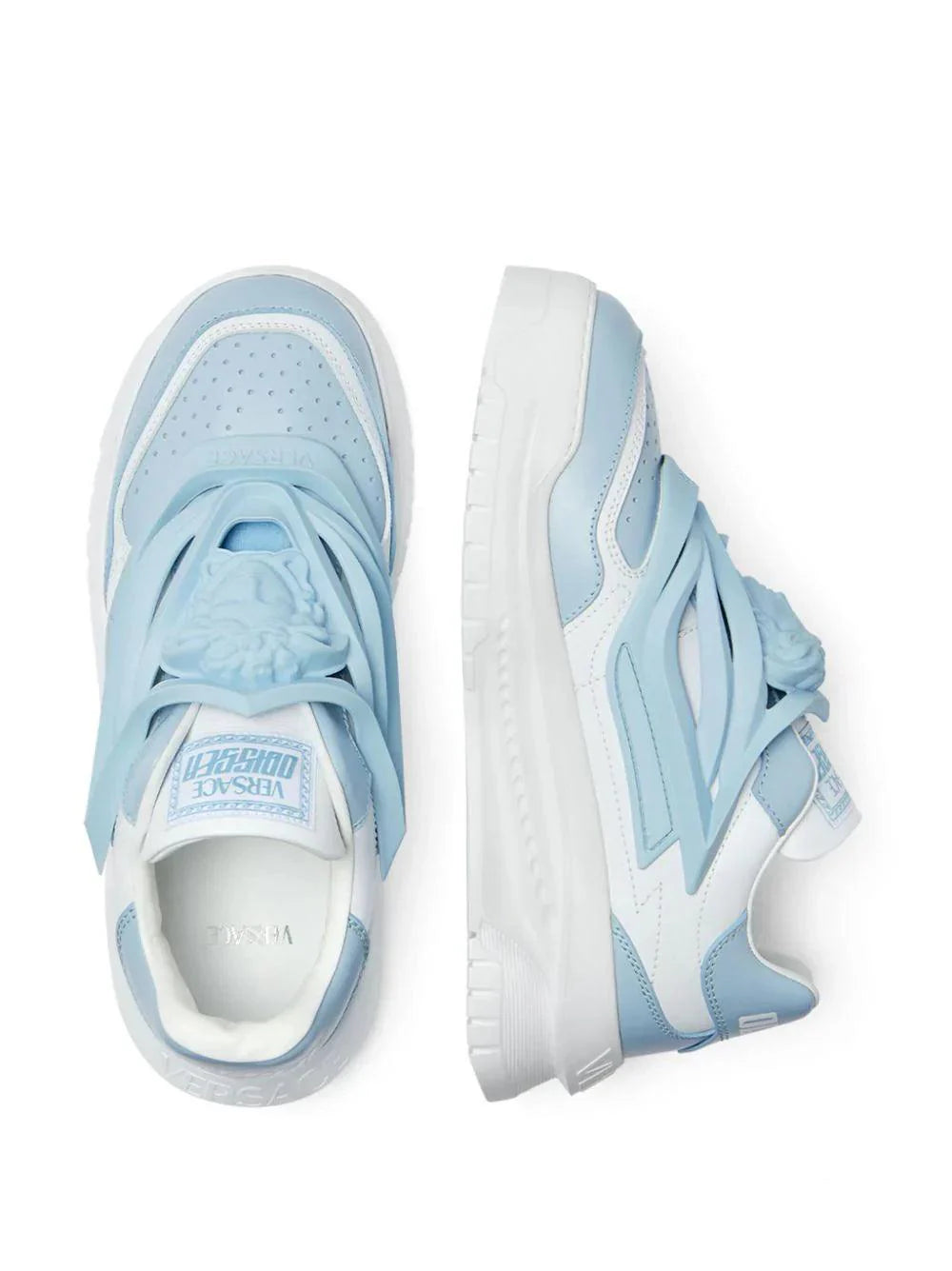 Versace Odissea Medusa leather sneakers - SleekGait