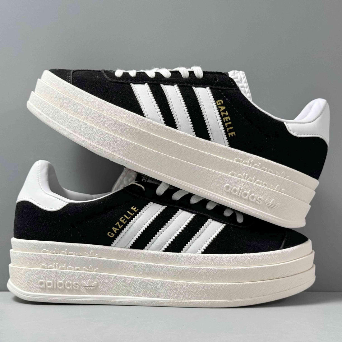 Adidas Originals Gazelle Bold 'Core Black White' - SleekGait