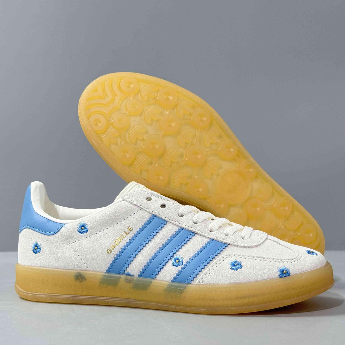 Adidas Originals Gazelle Indoor 'Light Blue Floral' - SleekGait