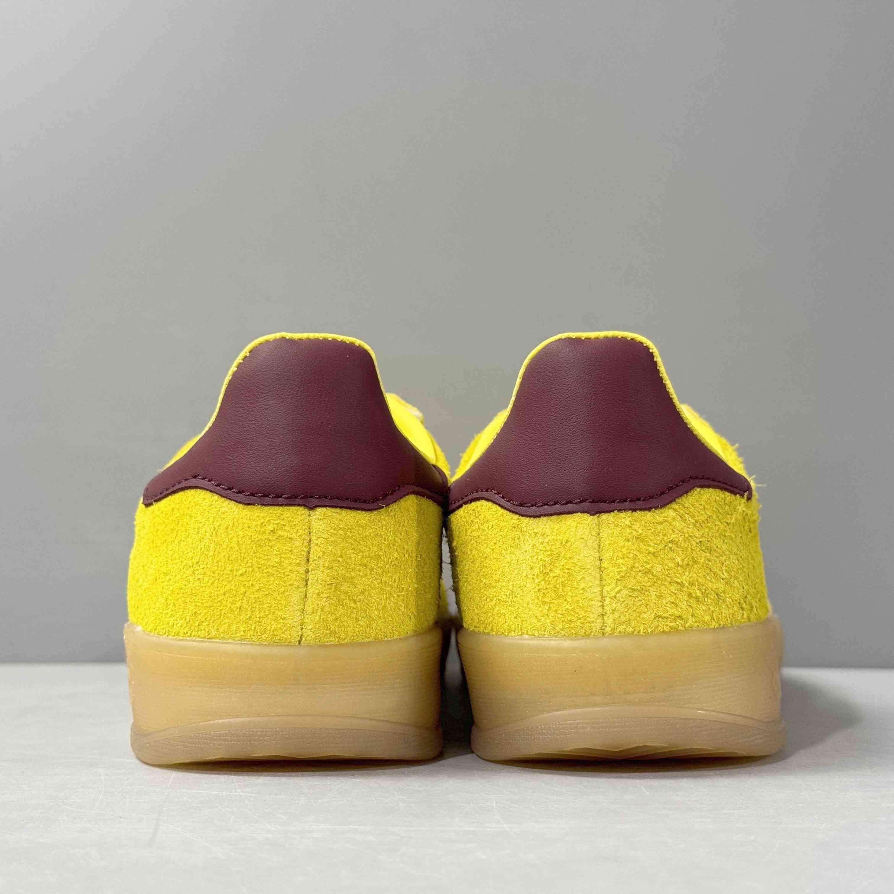 Adidas Originals Gazelle Indoor 'Bright Yellow Burgundy' - SleekGait