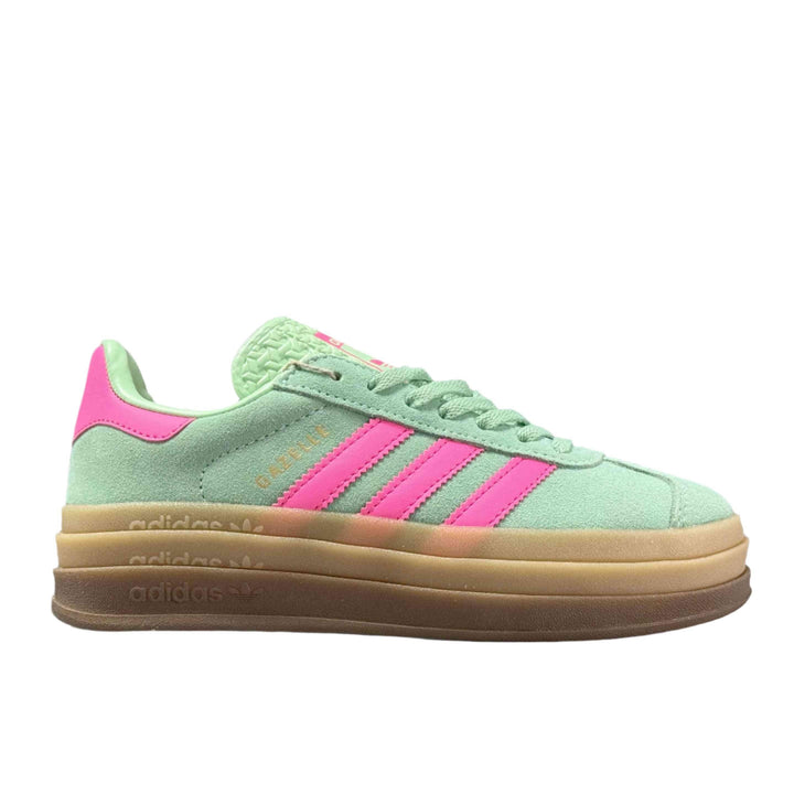 Adidas Originals Gazelle Bold 'Pulse Mint Screaming Pink' - SleekGait