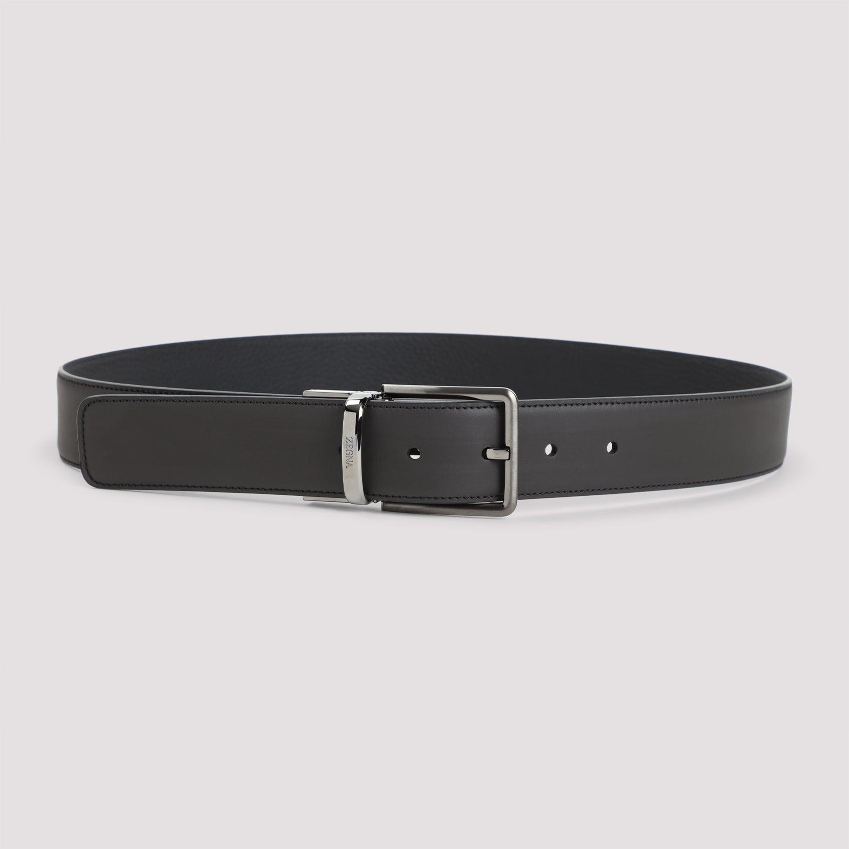 ZEGNA Premium Bovine Leather Belt - 3.5 cm - SleekGait