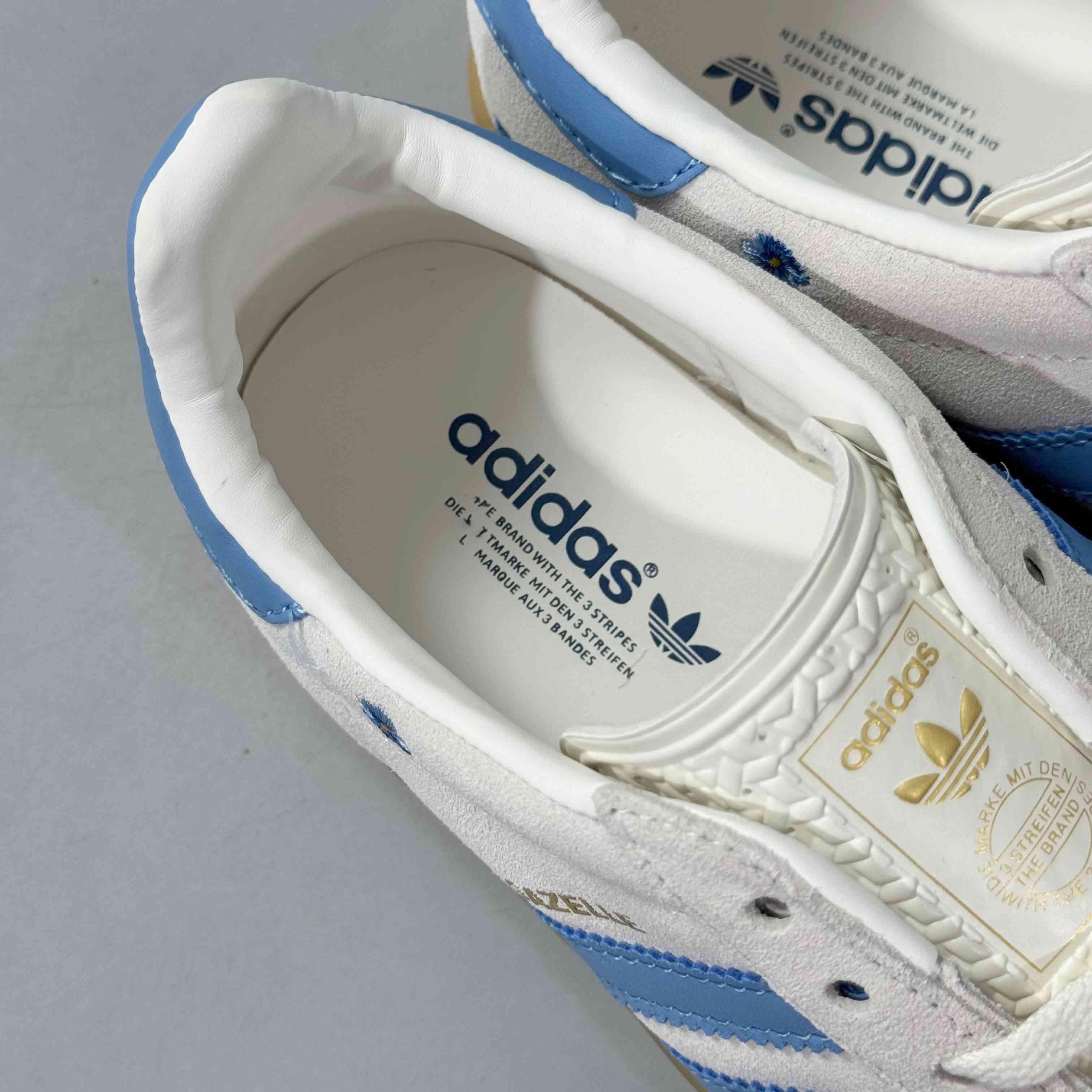 Adidas Originals Gazelle Indoor 'Light Blue Floral' - SleekGait