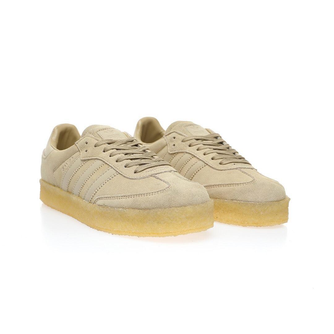 Adidas Originals Clarks 8th Street Samba By Ronnie Fieg Chalk 'Savannah' - SleekGait