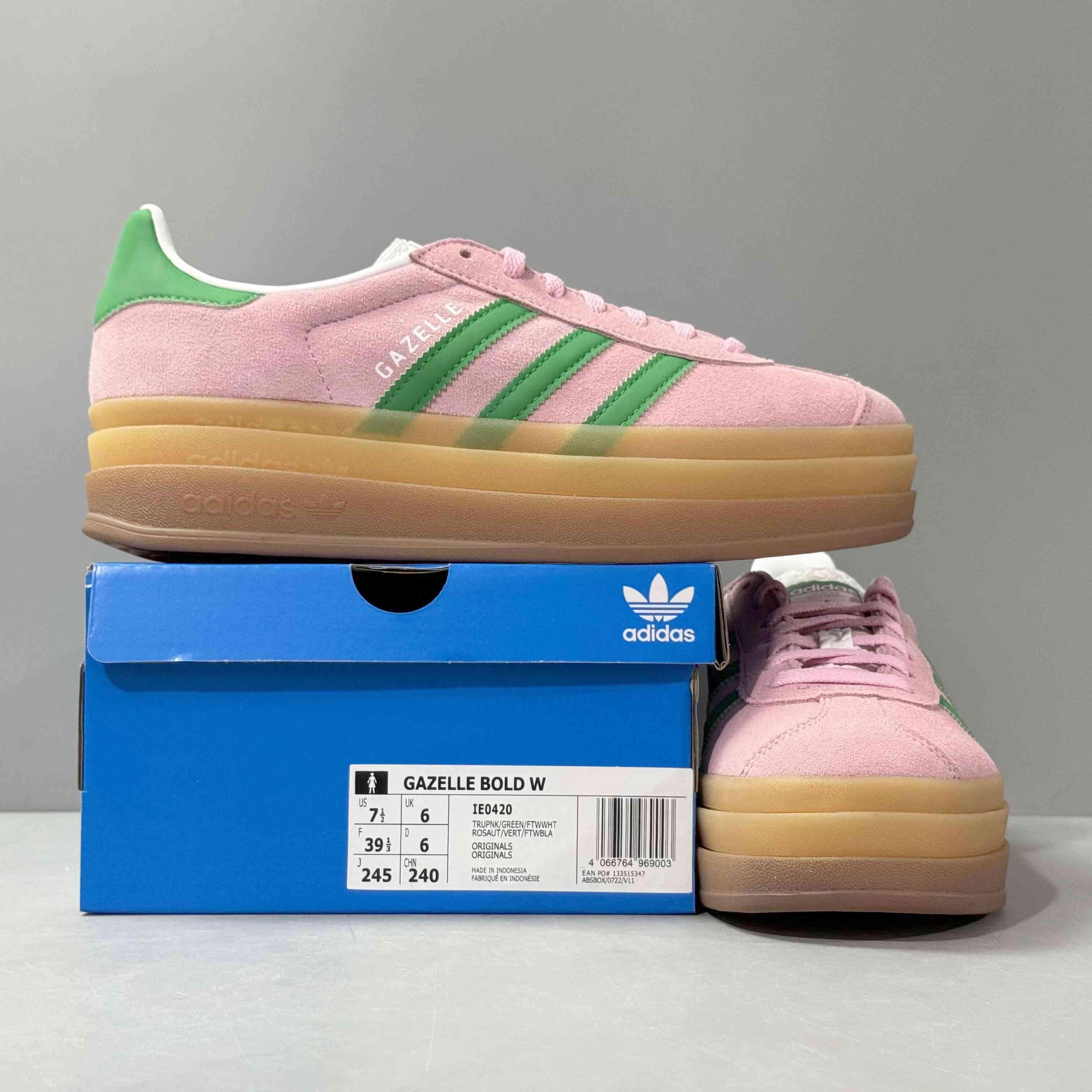 Adidas Originals Gazelle Bold 'True Pink' - SleekGait