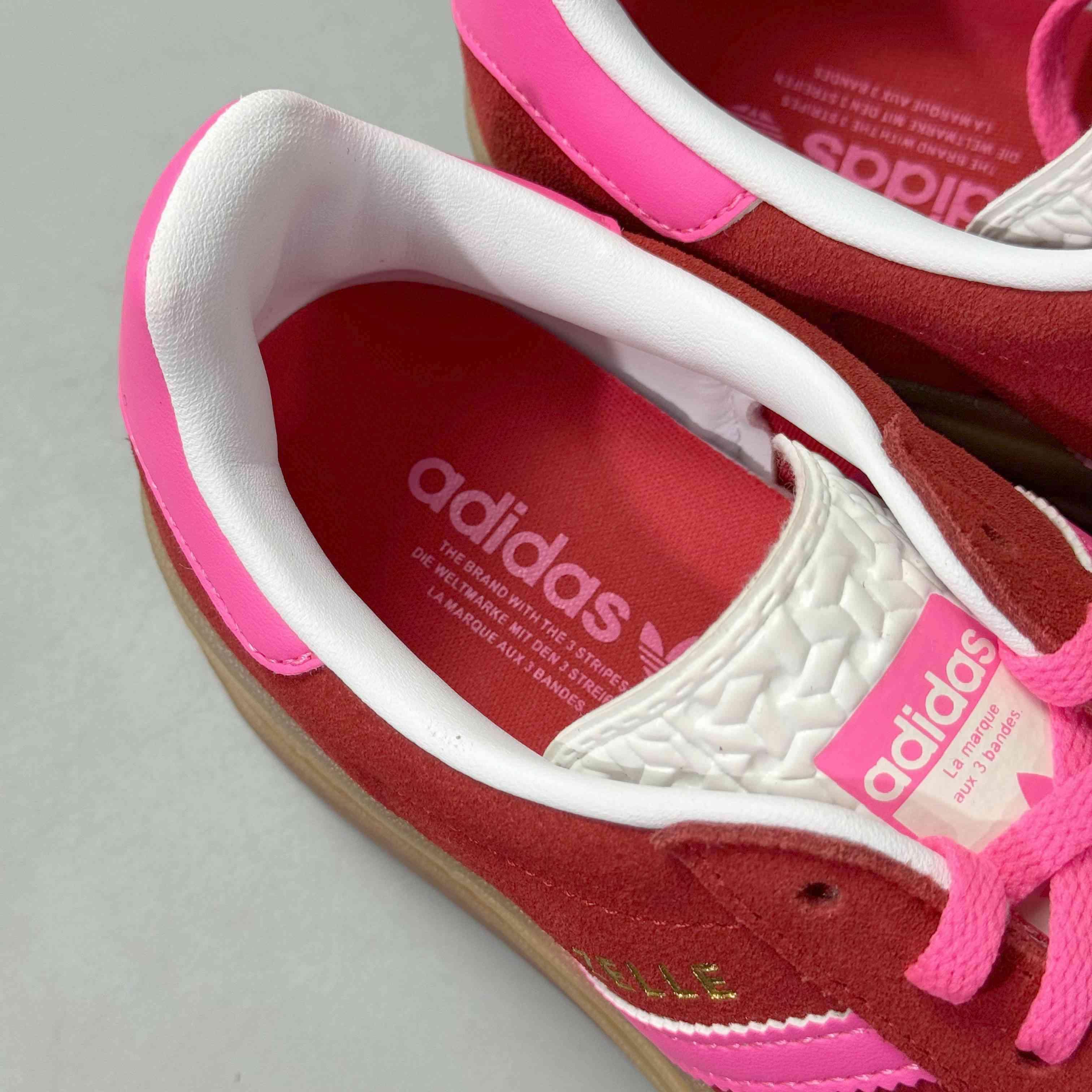 Adidas Originals Gazelle Bold 'Collegiate Red Lucid Pink' - SleekGait