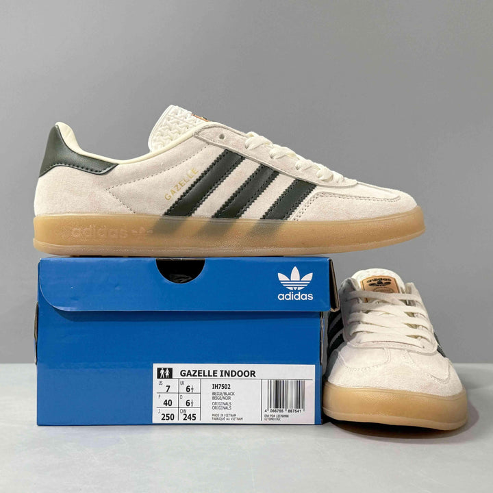 Adidas Originals Gazelle Indoor 'Cream White Collegiate Green Gum' - SleekGait
